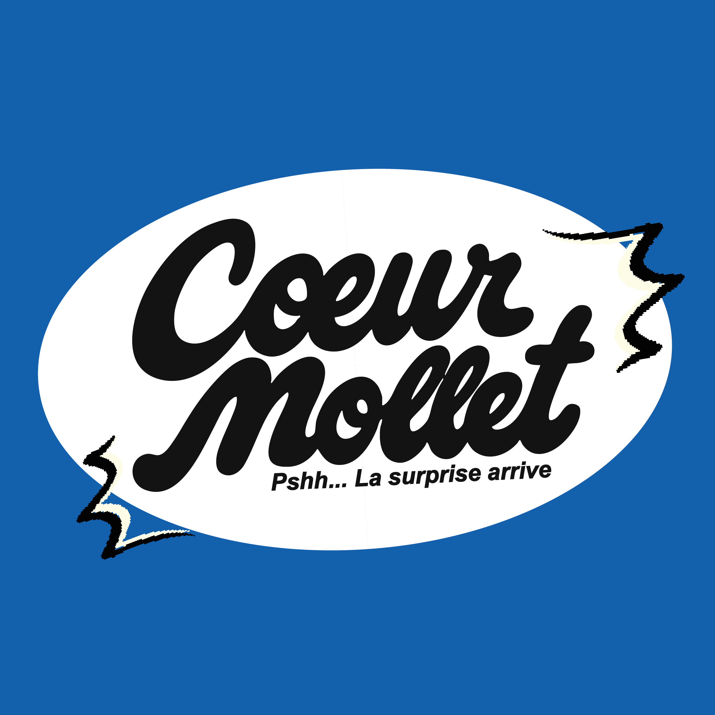 logo noir avec slogan coeur mollet -Luna Lécureau, directrice artistique junior