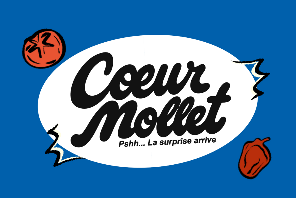 logo bleu avec slogan coeur-mollet -Luna Lécureau, directrice artistique junior